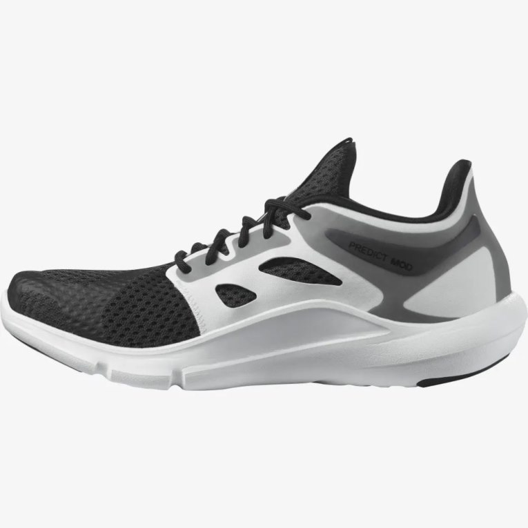 Black / White Salomon Predict Mod Men's Running Shoes | PH 90274X